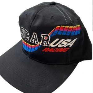NASCAR USA racing flat bill logo baseball hat